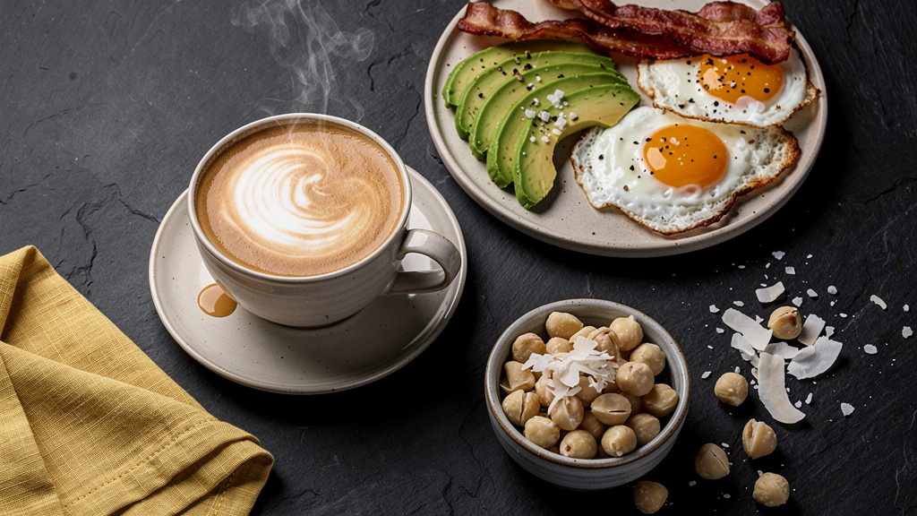 Keto Kaffee mit MCT Öl und Weidebutter